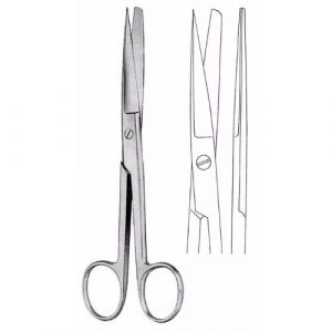 Standard Operating Scissors 11.5 cm , Sharp/Blunt Straight  - JFU Industries