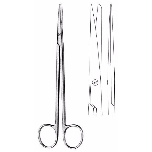 Metzenbaum-Nelson Dissecting Scissors 23.0 cm , Sharp/Blunt, Straight  - JFU Industries 3