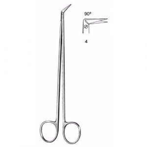 Dietrich Vascular Scissors 17.0 cm , 90° Angled  - JFU Industries