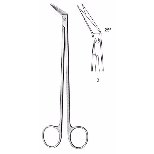 Potts-Smith Vascular Scissors 19.0 cm , 25° Angled  - JFU Industries 3
