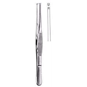 Tissue Forceps 16.0 cm , 1 X 2 Teeth  - JFU Industries