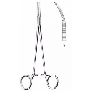 Halstead-Mosquito Artery Forceps 21.0 cm , Curved  - JFU Industries