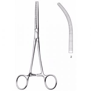Rochester-Pean Artery Forceps 20.0 cm , Curved  - JFU Industries