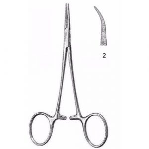 Petit-Point Mosquito Artery Forceps 15.0 cm , Curved  - JFU Industries