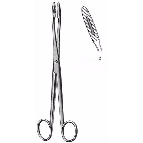 Gross-Maier Dressing Forceps 25.0 cm , Curved  - JFU Industries 3