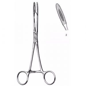 Gross-Maier Dressing Forceps 25.0 cm , Curved  - JFU Industries