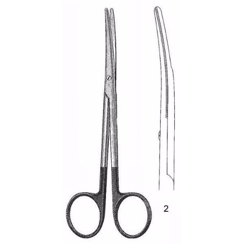 Metzenbaum (Lahey) Scissors 15.0 cm , Curved, Super-Cut  - JFU Industries 3