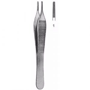 Adson Dissecting Forceps 12.0 cm , Tungsten Carbide TC, Normal Profile  - JFU Industries
