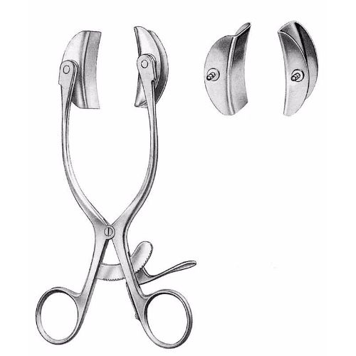 Baby-Collin Abdominal Retractor, Complete With 2 Pairs Of Blades  - JFU Industries