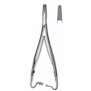 Mathieu Needle Holders 17.0 cm , Tungsten Carbide TC Jaws, Normal Profile  - JFU Industries