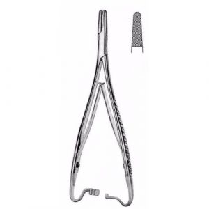 Mathieu Needle Holders 23.0 cm , Tungsten Carbide TC Jaws, Normal Profile  - JFU Industries