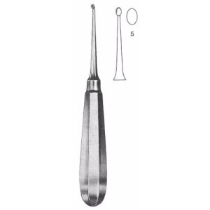 Mod. USA Bone Curette 16.0 cm  - JFU Industries