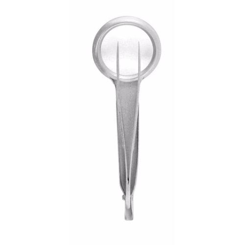 Forceps With Magnifier 10.0 cm, Straight  - JFU Industries