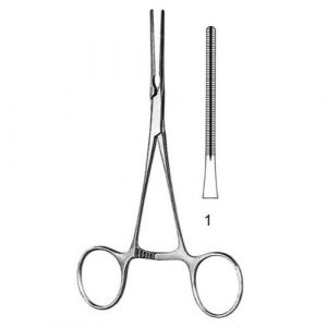 Cooley Atrauma Neonatal And Pediatric Clamps Very Delicate Pattern 14.0 cm , Straight  - JFU Industries