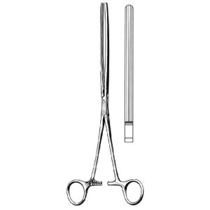 Mayo-Robson Intestinal Clamp Forceps 21.0 cm , Straight  - JFU Industries