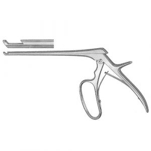 Laminectomy Rongeur 20.0 cm Shaft, 5mm Bite, 40º Forward Angle, 9.5mm Opening  - JFU Industries