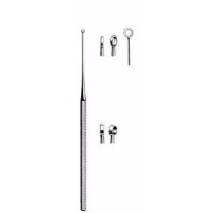 Buck Curettes 16.5 cm Blunt, Straight, No. 4  - JFU Industries