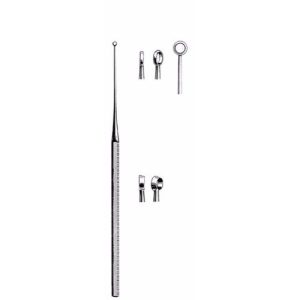 Buck Curettes 16.5 cm Sharp, Straight, No. 4  - JFU Industries