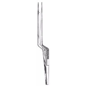 Jacobsons Forceps 16.0 cm , Bayonet Handle, Sharp Tips  - JFU Industries 3