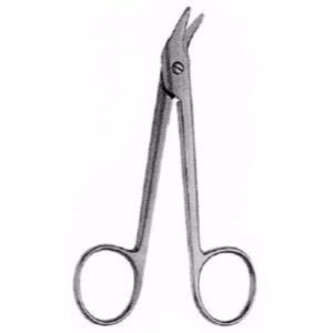 Universal Wire Cutting Scissors 12 cm , Serrated  - JFU Industries