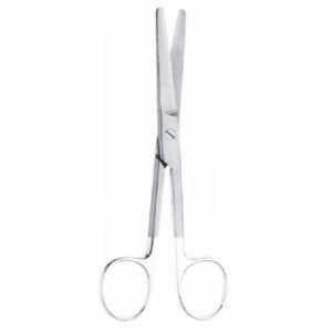 Operating Scissors 14.0 cm ,Curved, Blunt-Blunt , Tungsten Carbide  - JFU Industries