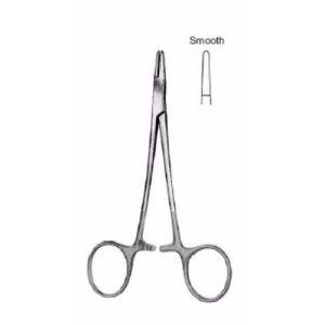 Webster Needle Holder 12 cm , Smooth, Tungsten Carbide Jaws  - JFU Industries