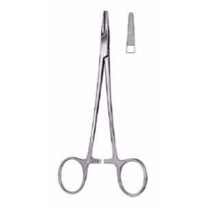 Crile-Wood Needle Holder 15 cm Serrated, Tungsten Carbide Jaws  - JFU Industries