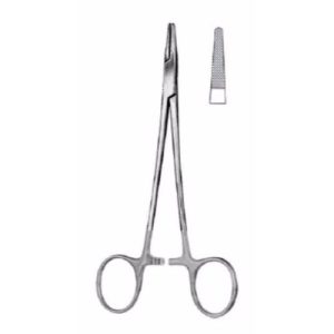 Crile-Wood Needle Holder 20 cm Serrated, Tungsten Carbide Jaws  - JFU Industries