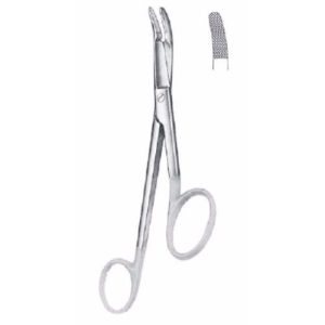 Gillies Needle Holder 16 cm Serrated Tungsten Carbide Jaws  - JFU Industries