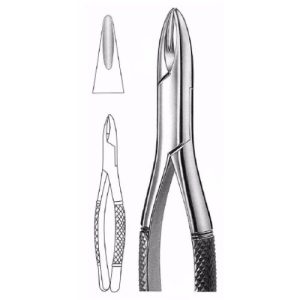Henahan Extracting Forceps # 1 A, American Pattern  - JFU Industries