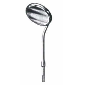 Plain Mouth Mirror Diameter 22 mm ,With Cone-Socket,  - JFU Industries