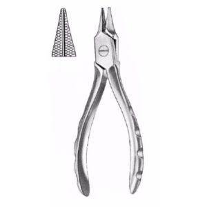 Hackstock Wire Bending Plier, Longitudinal Groove In Jaw  - JFU Industries