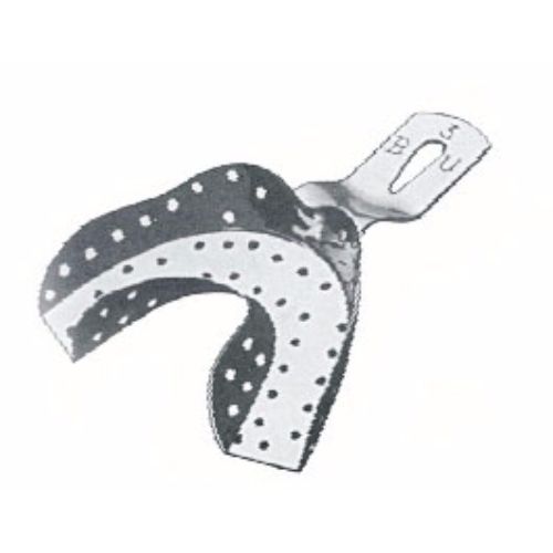 Impression Tray Inf B ,Bu, Toothed Lower Jaws, Perforated, Fig. 0 | JFU Industries
