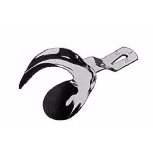 Impression Tray Inf U ,Uu, Edentulous Lower Jaws, Unperforated, Fig 3  - JFU Industries