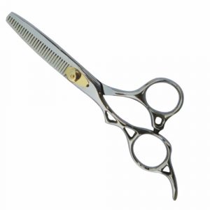Adjustable Gold Plated Screw, Finger Rest, Hair Thinning Shear  - JFU Industries