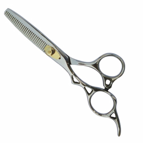 Adjustable Gold Plated Screw, Finger Rest, Hair Thinning Shear  - JFU Industries 3