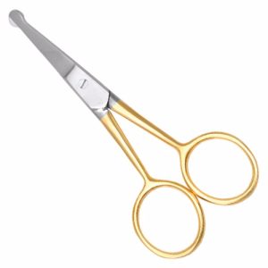 Probe Cuticle Scissor10 cm, Half Gold Plated  - JFU Industries