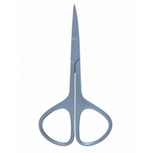 Fine D Ring Cuticle Scissor 9 cm, Straight / Curved  - JFU Industries