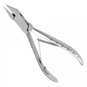 Double Spring 13 cm Nail Cutter, Cuts on Handle, Fine Point  - JFU Industries