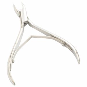 Double Spring 12 cm Cuticle Nipper, Plain Handle  - JFU Industries
