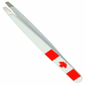 Powder Coated, Flag Print Eyebrow Tweezer 10 cm  - JFU Industries