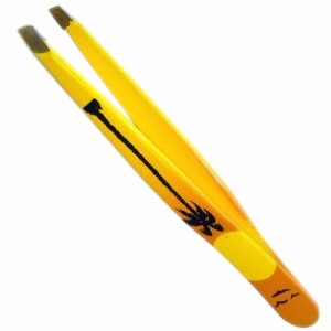 Sun Print, Powder Coated Eyebrow Tweezer 10 cm  - JFU Industries