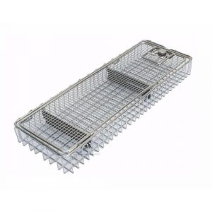 Welded Endoscopic Mesh Basket with Lid 460 x 160 x 77 mm  - JFU Industries